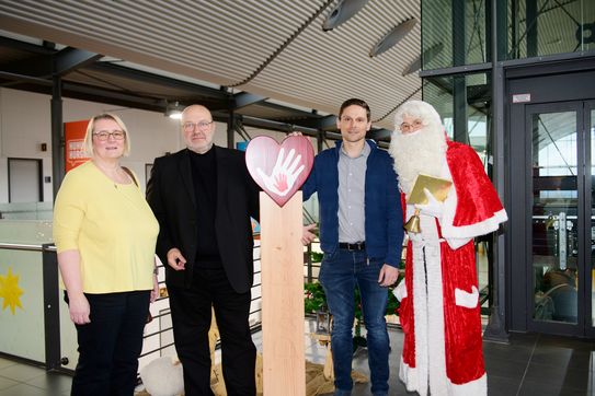 Gemeinsame Veranstaltung des Flughafen und des Kinder Hospiz Saarbrücken