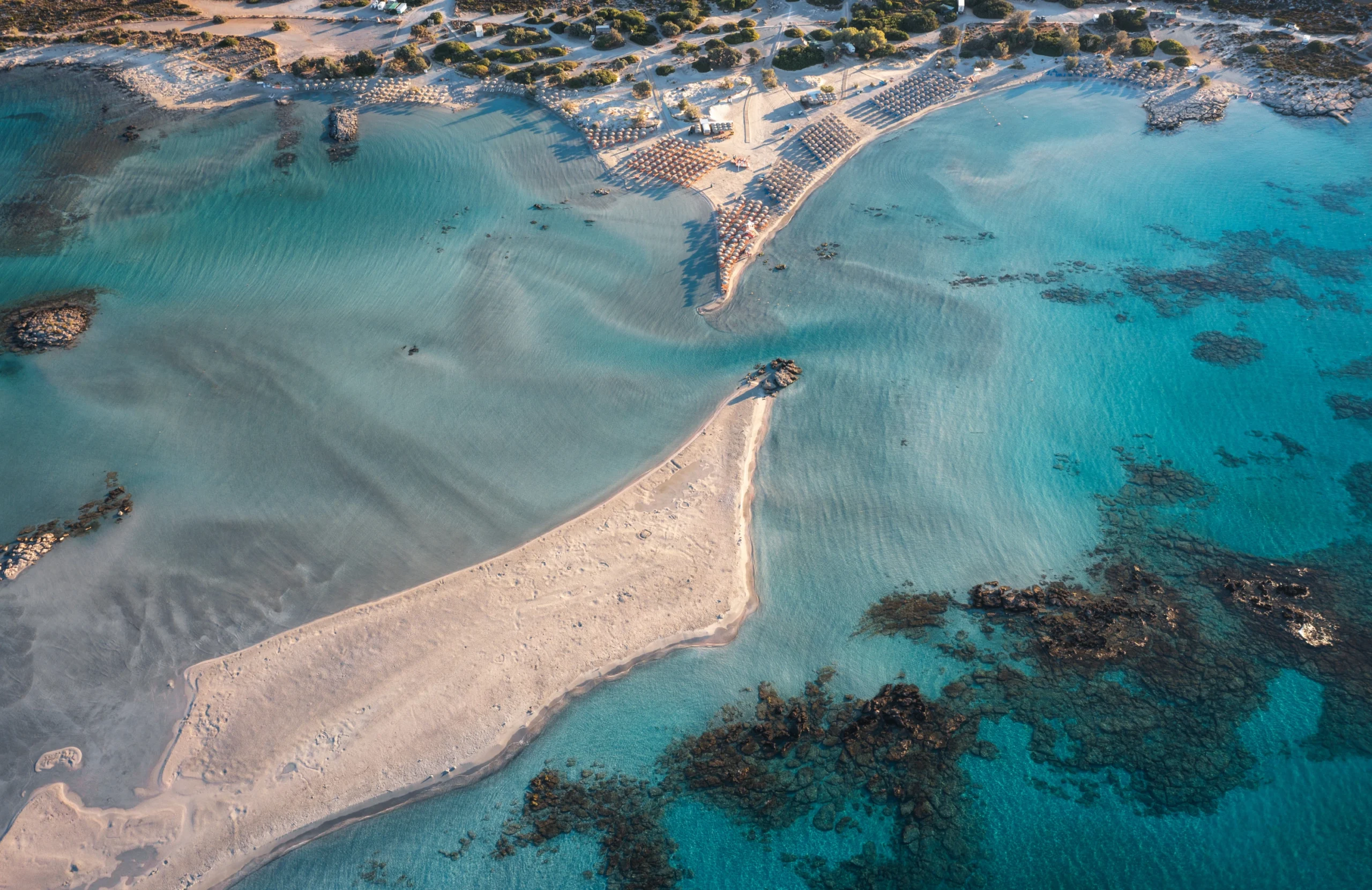 Plage d'Elafonissi au sud-ouest de la Crète